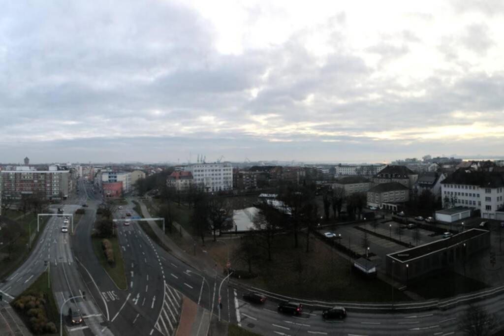 Yachtpanorama Weser Und Yachthafenblick 1 Zi 7Og Bremerhaven Dış mekan fotoğraf