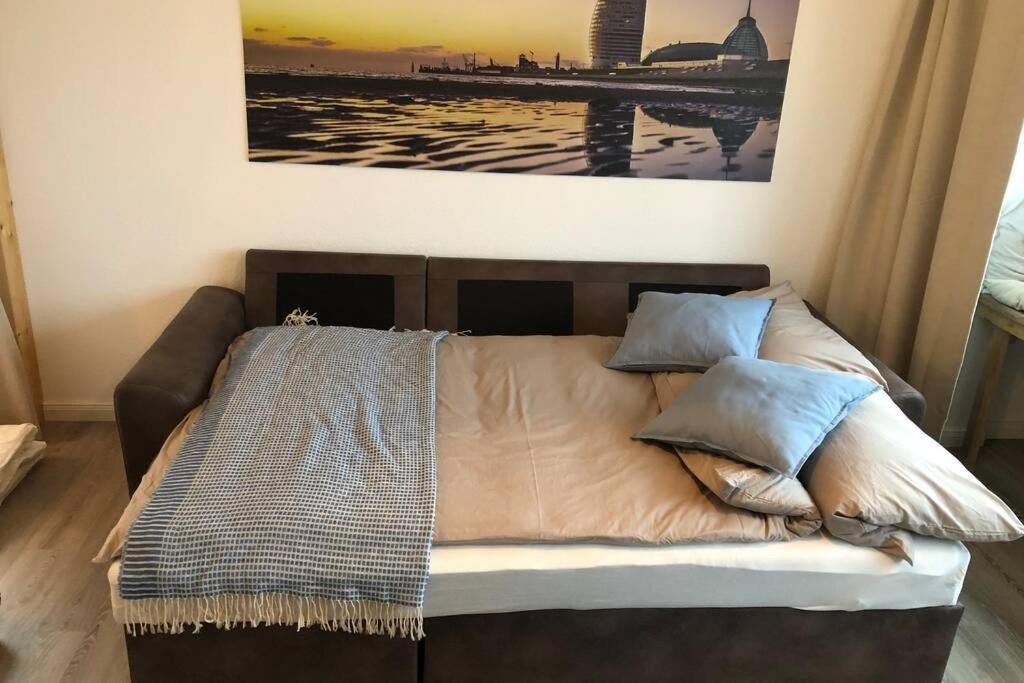 Yachtpanorama Weser Und Yachthafenblick 1 Zi 7Og Bremerhaven Dış mekan fotoğraf
