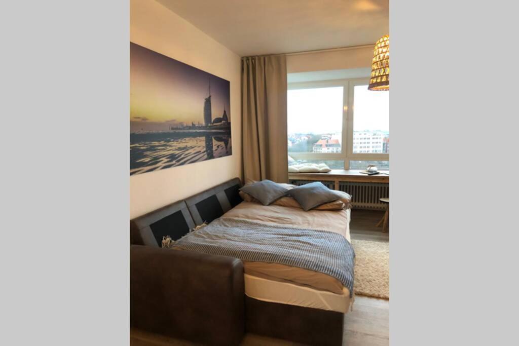 Yachtpanorama Weser Und Yachthafenblick 1 Zi 7Og Bremerhaven Dış mekan fotoğraf